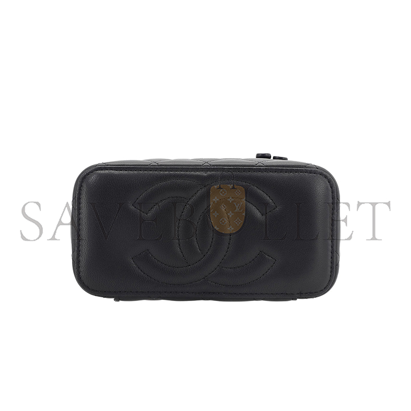 CHANEL 23S CAMELLIA VANITY CASE WITH CHAIN AP3301 (16*9*8cm)